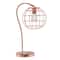 Lalia Home 20&#x22; Arched Metal Cage Table Lamp
